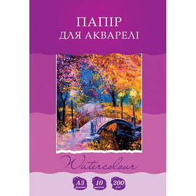 Папка для акварелі А4 Рюкзачок 10 арк БА-6