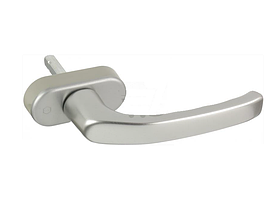 Ручка віконна HOPPE Штутгарт Secustik штифт 32-42 мм фіксація 45° колір срібло