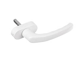 Ручка віконна HOPPE Штутгарт Secustik штифт 32-42 мм фіксація 45° колір білий