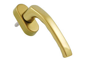 Ручка віконна HOPPE Stuttgart Штутгарт Secustik штифт 32-42 мм фіксація 45 градусів колір золото матове