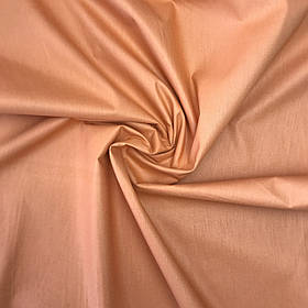 Турецька бавовняна тканина ранфорс "світло-коричневий" 240 см