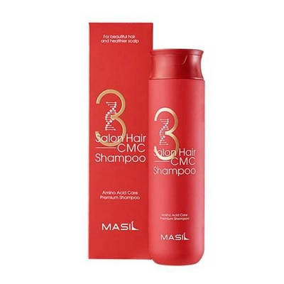 Відновлювальний професійний шампунь із керамідами  Masil 3 Salon Hair CMC Shampoo 300 мл
