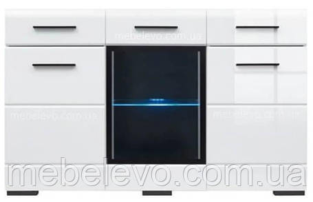 Комод Вушер 1w2d2s 935х1500х450мм білий глянець Гербор, фото 1
