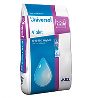 Водорозчинне добриво Universol VIOLET (10+10+30+3MgO+Te) 25 кг для квітучих