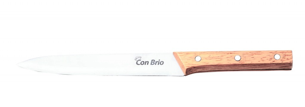 Ніж обробний CON BRIO з дерев'яною ручкою 200 мм 7009CB
