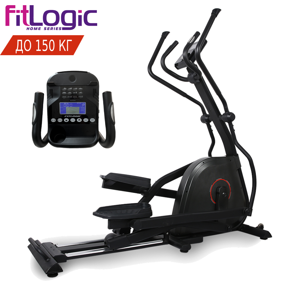 Електромагнітний орбітрек Fitlogic ET-742F2. Маховік 9 кг. До 150 кг. Крок 51 см.