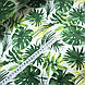 Фланелева тканина зелене листя папороті на білому (шир. 2,4 м), фото 2