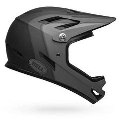 Велошлем BMX даунхилл Bell Sanction Adult Full Face Bike Helmet Matte Black Medium (55-57cm)
