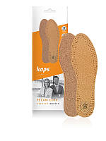 Кожаные стельки для обуви Kaps Pecari Cork Капс