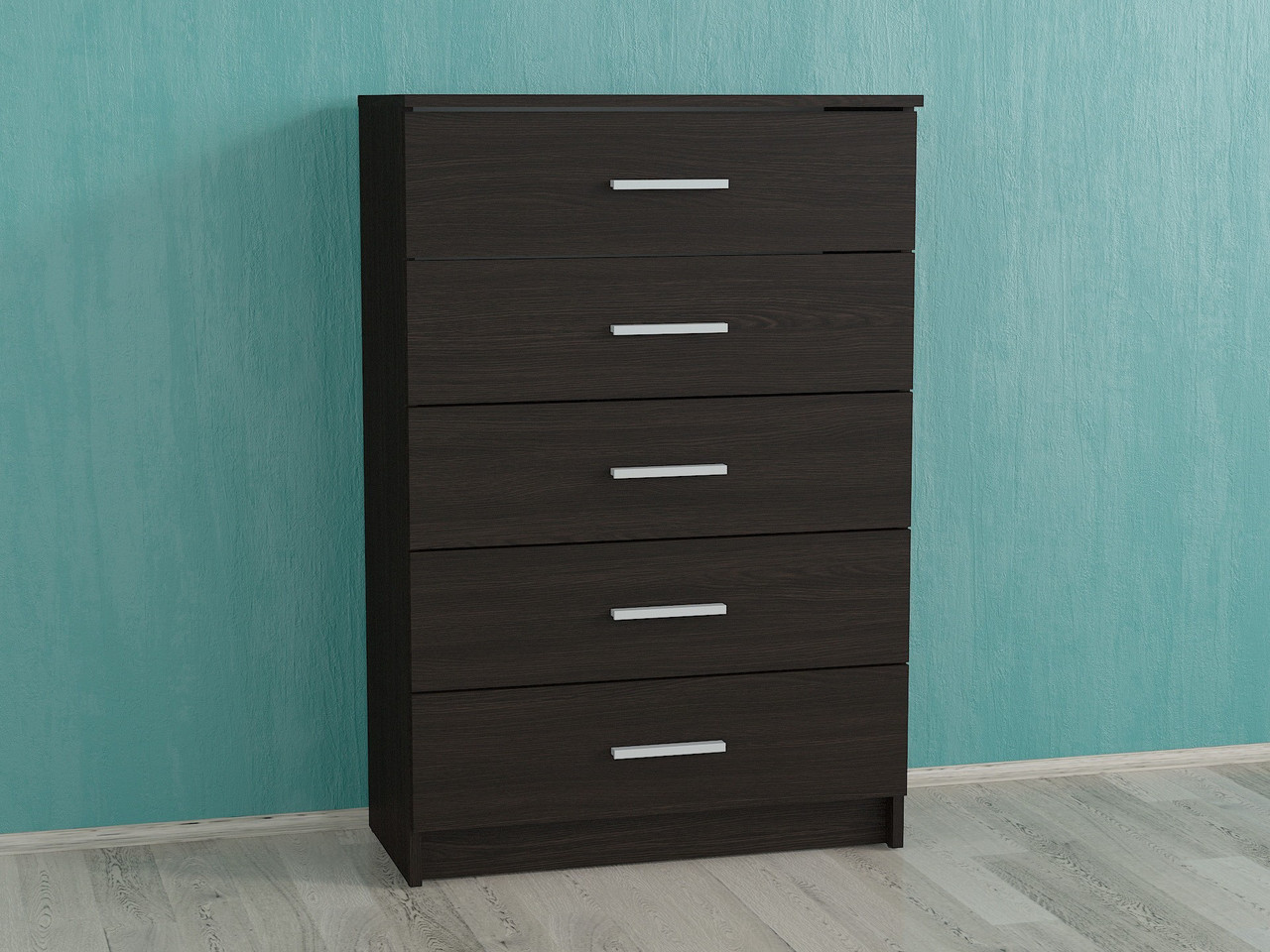 Комод на 5 ящиків Forte Hans 710x1060x350 Венге магія