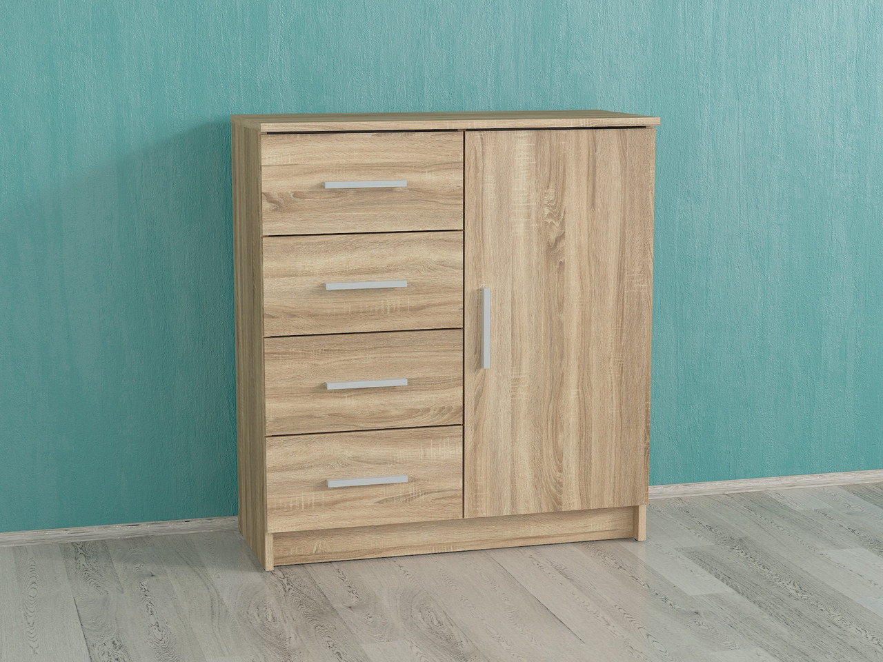 Комод Forte Johan 790x870x350 Дуб сонома