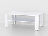 Стіл журнальний Forte Bengt Ш 1000 / В 420 / Г 600 Білий, фото 2