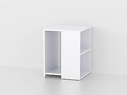 Стіл журнальний Forte Lukas Ш 398 / В 513 / Р 398 Білий