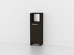 Пенал з полицями і дверцятами Forte Wilmer 950x300x300 Венге магія