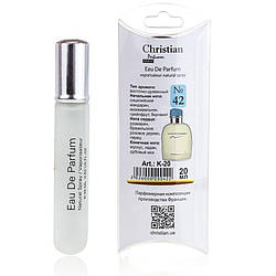 Парфумована вода міні-флакон 20 ml Christian for men K-20 № 042