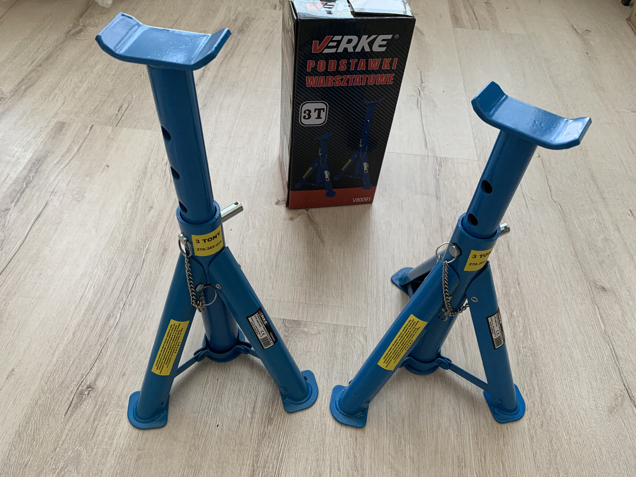 ✔️ Підставки під автомобіль VERKE 3т (300 кг)