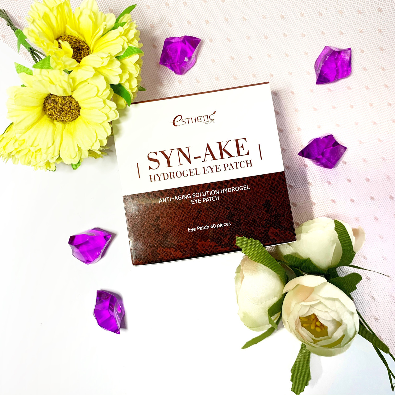 ESTHETIC HOUSE Гідрогелеві патчі для очей ЗМІНІВИЙ ПЕПТИД Syn-Ake Hydrogel Eye Patch, 60 шт