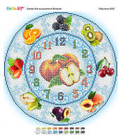 Схема для вишивки "Годинник для вишивки бісером 032 Сяйво БСР