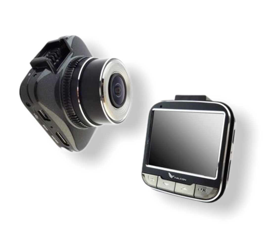 Видеорегистратор с высоким качеством съемки Falcon HD43-LCD черный цвет, HD43 - фото 3 - id-p52826176