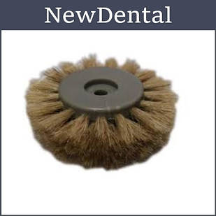 Щітка шліфувальна 4 ряди натуральна. пряма