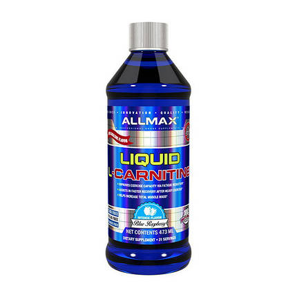 Л-карнітин рідкий All Max Liquid L-Carnitine 473 мл Кращий жіроспалювач для жінок і чоловіків, фото 2