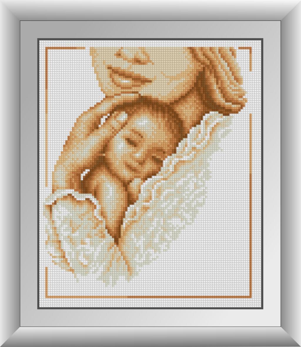 Алмазна мозаїка Мати і дитина Dream Art 30447 (25 х 30 см), фото 1