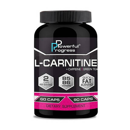 Жіросжігателя Powerful Progress L-Carnitine 60 капс, фото 2