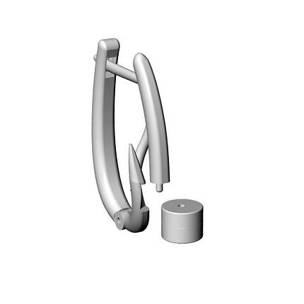 Цвях, Сережки жіночі в стилі Картьє, фото 2