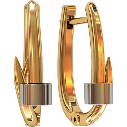 Цвях, Сережки жіночі в стилі Картьє, фото 1