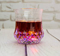 Светящийся стакан для вечеринки Color Cup, бокал для шампанского, виски, коктейлей, смузи (пластиковый) (TI)