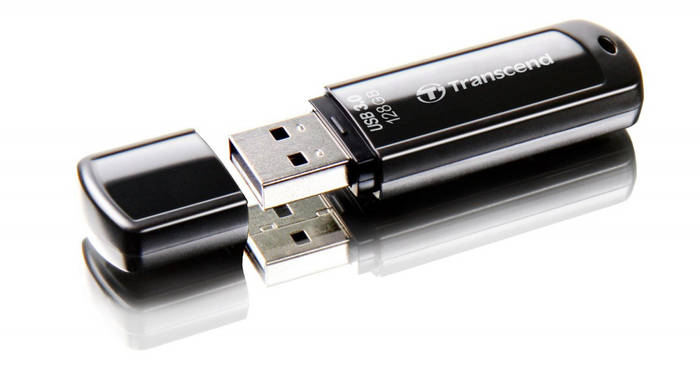 Флешка Transcend 128GB USB 3.1 JetFlash 700 Black, цена 597.27 грн ...