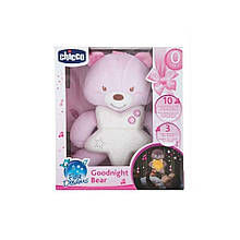 Іграшка музична на ліжечко Chicco First Dreams Goodnight Bear Рожевий (09156.10)