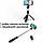 Телескопічний трипод-селфи палиця з пультом для селфи bluetooth L01S штатив-палиця Набір блогера, фото 4