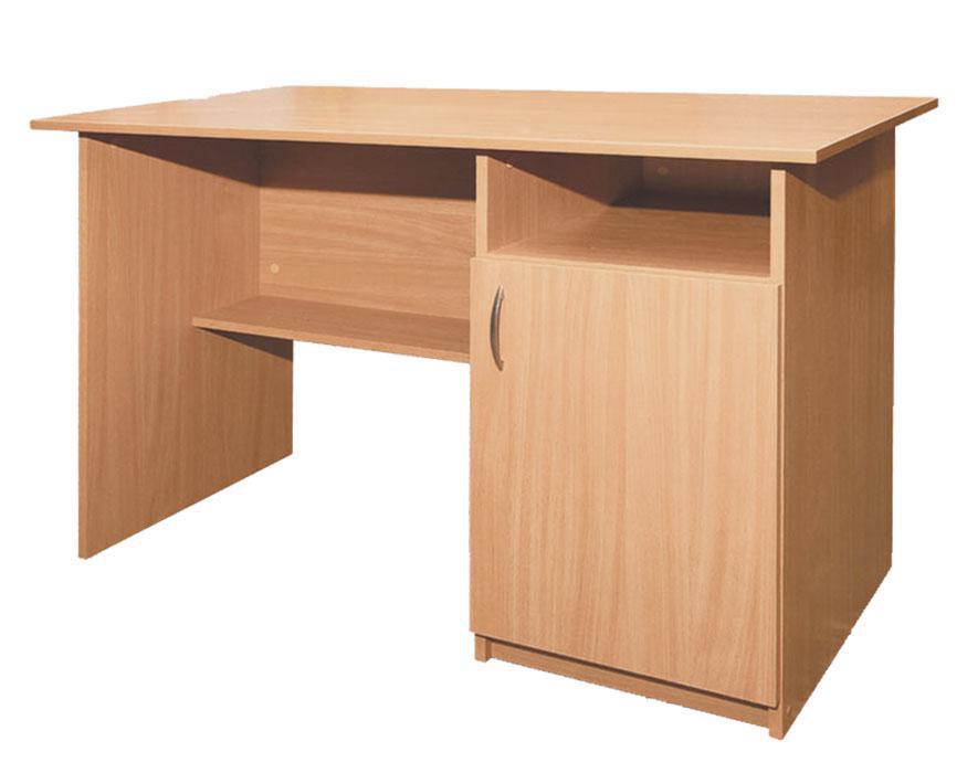 Стіл письмовий 1-дверний, тумба праворуч, фото 1