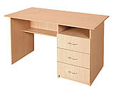 Стіл письмовий з шухлядами праворуч, фото 3