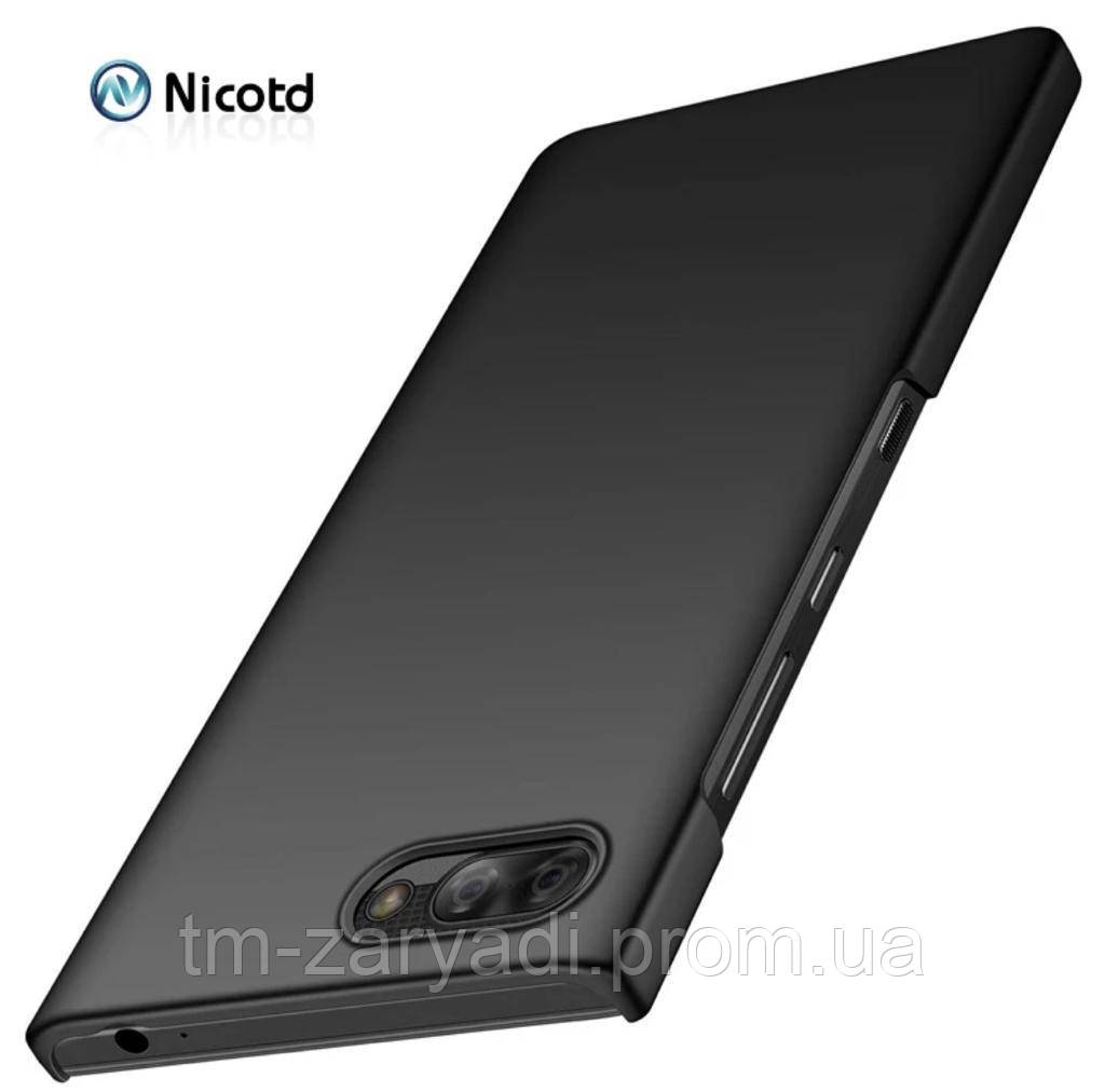 Чохол-Накладка для BlackBerry Key2, ультратонкий прогумований пластик Soft touch