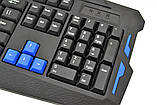 Бездротова ігрова клавіатура з мишею HK8100,Набір професійної ігрової,комп'ютерної клавіатури з мишкою, фото 3