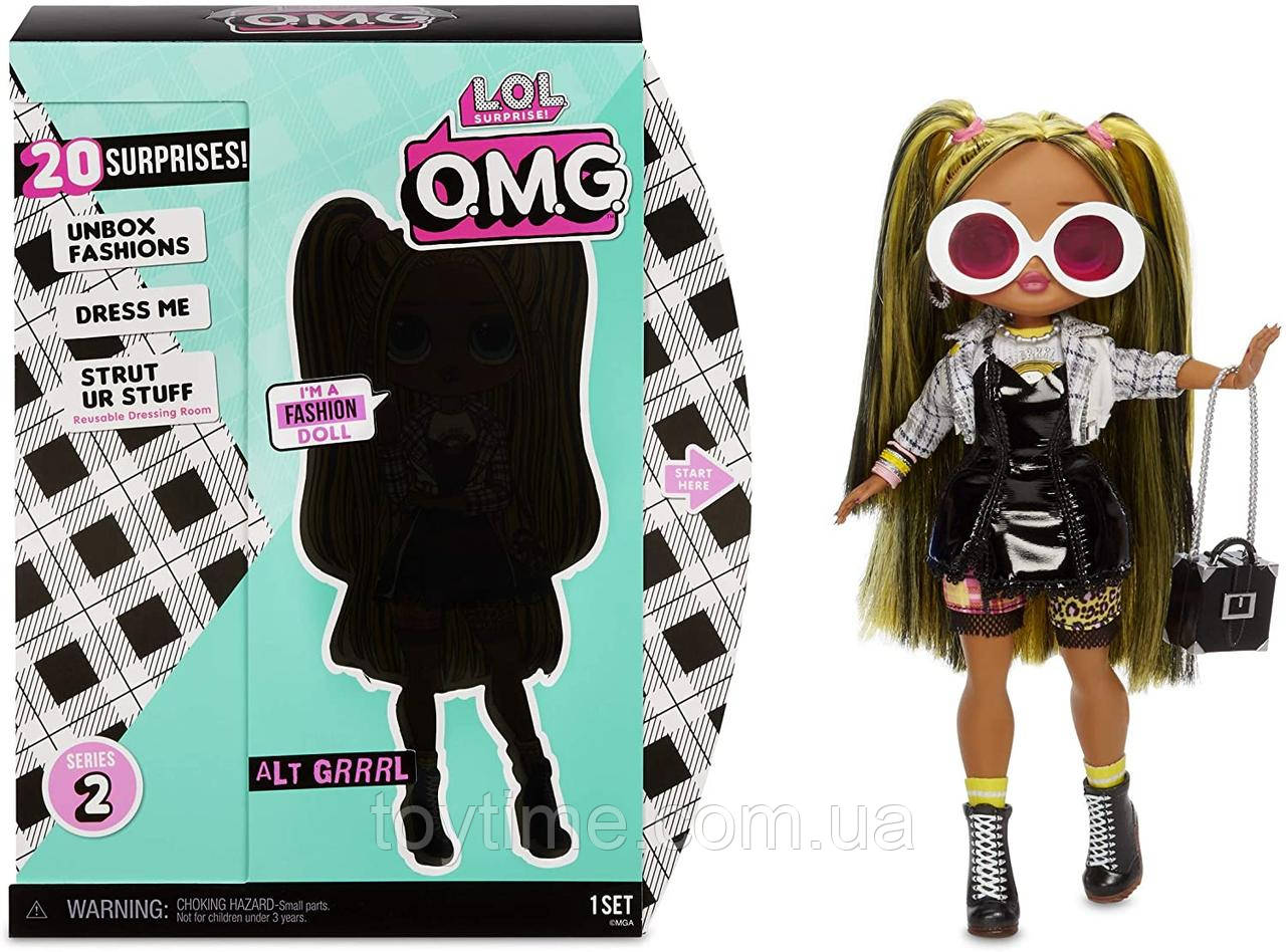 ЛОЛ ОМГ Леді Гранж серія 2/L.O.L. Surprise! O.M.G. Alt Grrrl Fashion Doll, фото 1