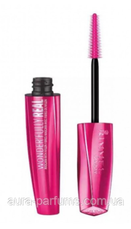 Туш для вій "Подовження і Обсяг" Rimmel Wonder'Fully Real Mascara 001 Black