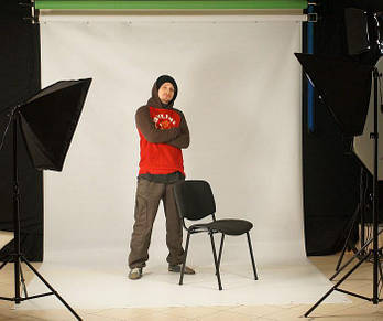 Фотофон Вініловий Білий 2.5м х ДОВЖИНА від 2 до 8м, Матовий Super Matt VINIL BD-PRO Premium фон для фото, відео