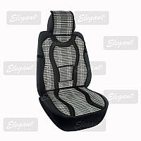 Накидка на сидения летняя бамбуковая черная Elegant MAX 100 655 47*127см