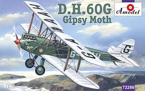 Збірна модель біплана de Havilland DH.60G Gipsy Moth.1/72.AMODEL 72286