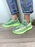 Кросівки чоловічі/жіночі Adidas Yeezy Boost 350 "Салатові" р. 36-39;41-42, фото 4