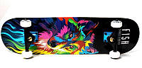 Скейтборд и роллерсерф Профессиональный скейт Fish Skateboard WOLF из канадского клена до 90 кг Польша