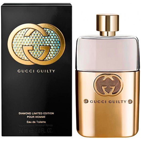 Gucci Guilty Pour Homme Diamond Limited Edition туалетна вода 90 ml. (Гуччі Гилти Пур Хом ДиАманд Лімітед), фото 1