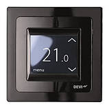Сенсорний програмований терморегулятор – DEVIreg Touch Black, фото 3