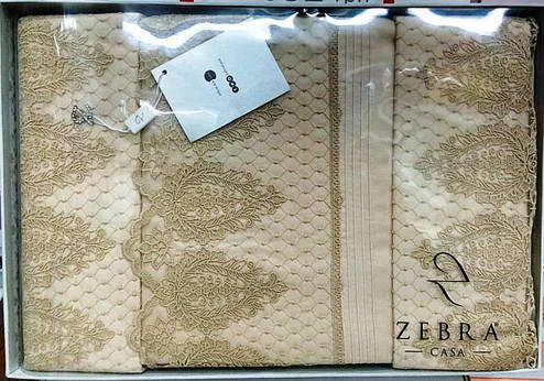 Постільна білизна Zebra Angel bej євро, фото 3