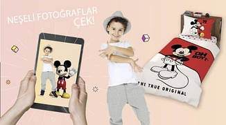 Постільна білизна TAC DISNEY Mickey полуторний, фото 4