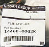 Патрубок клапана EGR на Renault Megane II 2001->2009 1.5 dCi - Nissan (Оригінал) - 14460-00Q2K, фото 6
