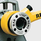 Ручний різь. люпл REMS "Ева" — Набір NPT 1/2-3/4-1.1/4" —лева — у ст. ящику, фото 2